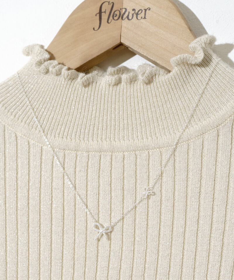 【kindababy】ribbon heritage necklace~リボンリースネックレス aQ69V757h0fQW681SLpsUNeUMtbPrm