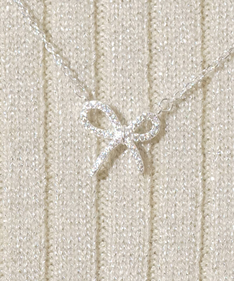 twin ribbon necklace～ﾂｲﾝﾘﾎﾞﾝﾈｯｸﾚｽ | flower／フラワー公式通販