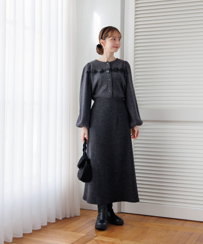 10%OFF】any flare skirt～ｴﾆｰﾌﾚｱｽｶｰﾄ | flower／フラワー公式通販