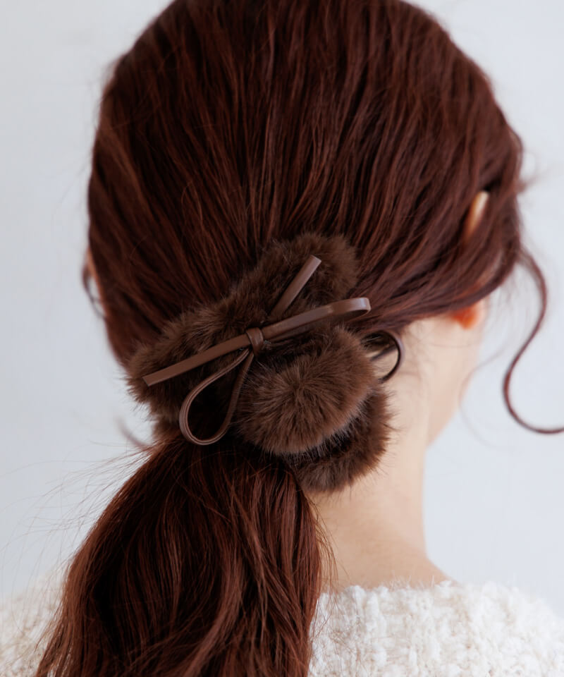 fur ribbon clip～ﾌｧｰﾘﾎﾞﾝｸﾘｯﾌﾟ | flower／フラワー公式通販