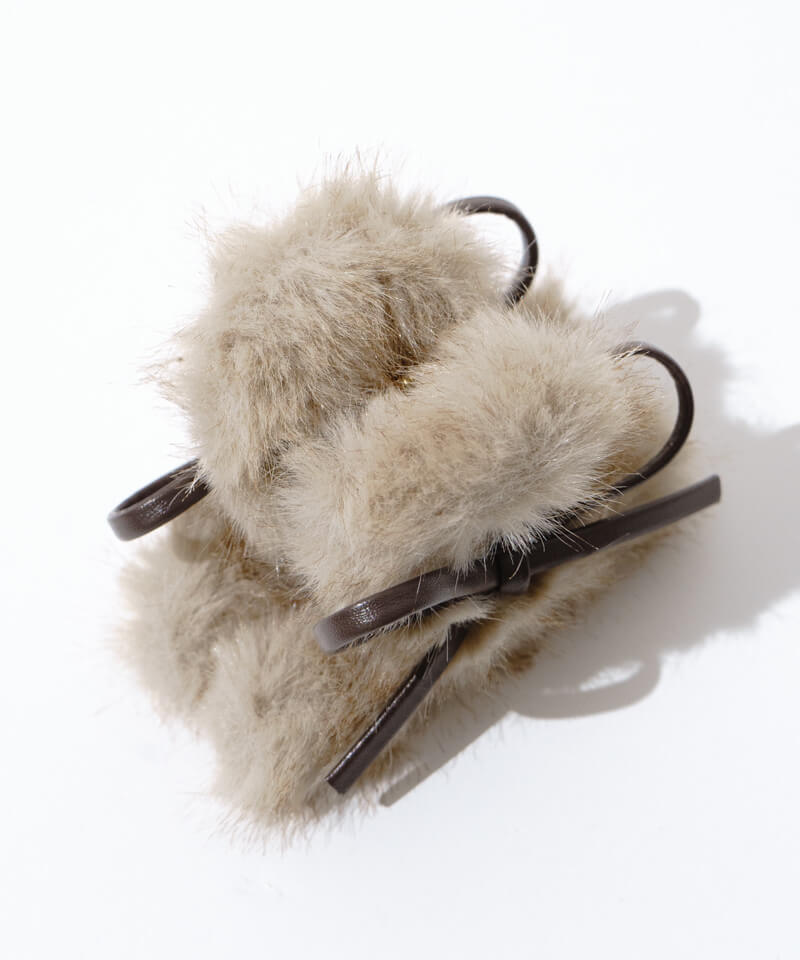 fur ribbon clip～ﾌｧｰﾘﾎﾞﾝｸﾘｯﾌﾟ | flower／フラワー公式通販
