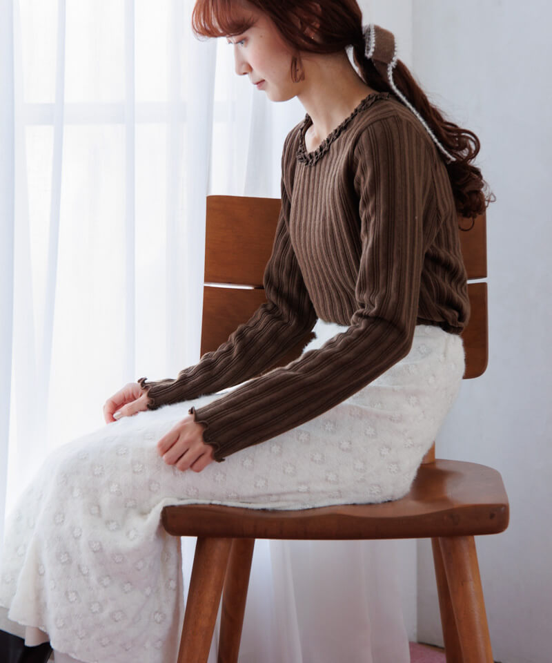トップス mew frill tops 新品同様 Mew frill tops トップス - トップス