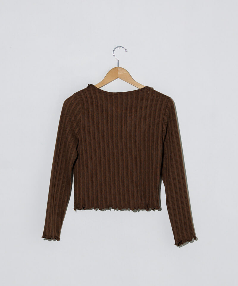 トップス mamadoll_13 mou frill top～ﾑｰﾌﾘﾙﾄｯﾌﾟ | flower／フラワー公式通販