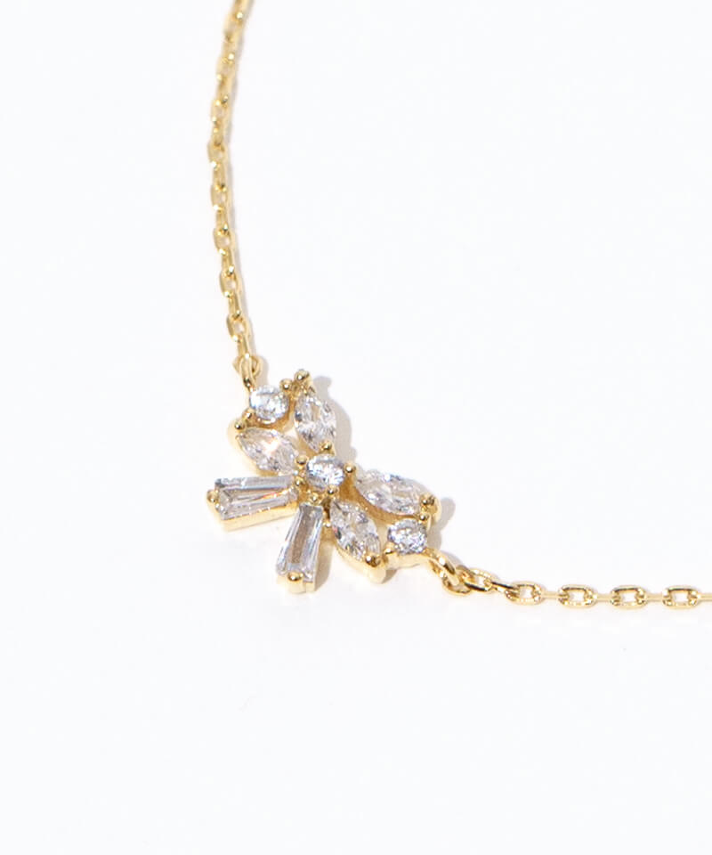 ときめきリボンバングル bijou ribbon bracelet~ビジューリボンブレスレット | flower/フラワー
