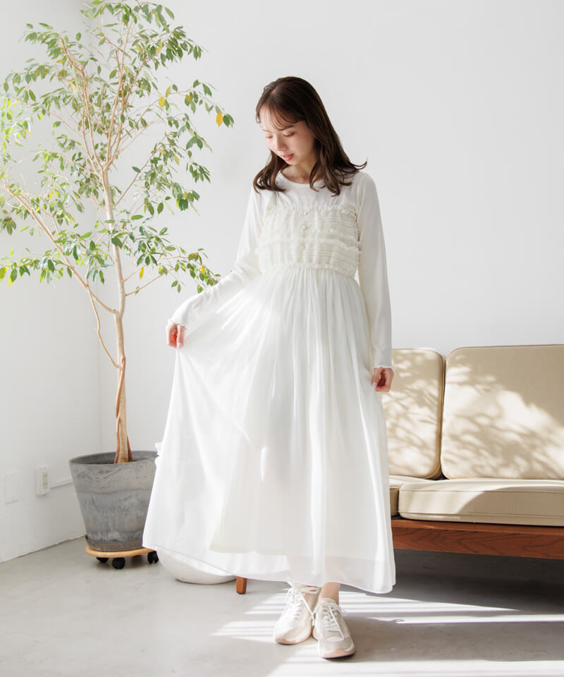 20%OFF】ribbon embroidery L/S2～ﾘﾎﾞﾝｴﾝﾌﾞﾛｲﾀﾞﾘｰﾛﾝｸﾞｽﾘｰﾌﾞ2