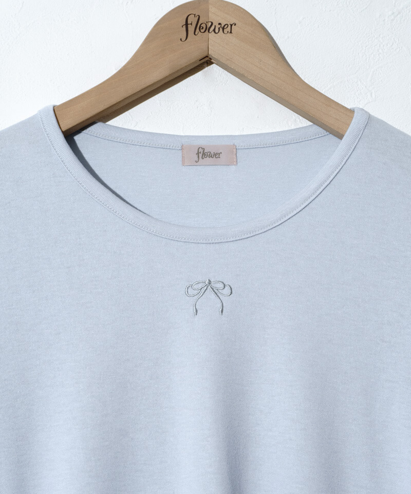 ribbon embroidery L/S2~リボンエンブロイダリーロングスリーブ2 | flower ribbon embroidery L/S2~リボンエンブロイダリーロングスリーブ2 | flower