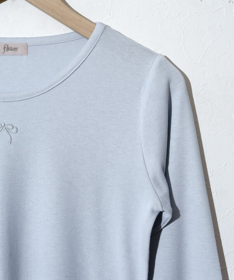 【Y2K】1JINN STUDIO パピープリントリボンロングスリーブ Y2K】1JINN STUDIO パピープリントリボンロングスリーブ