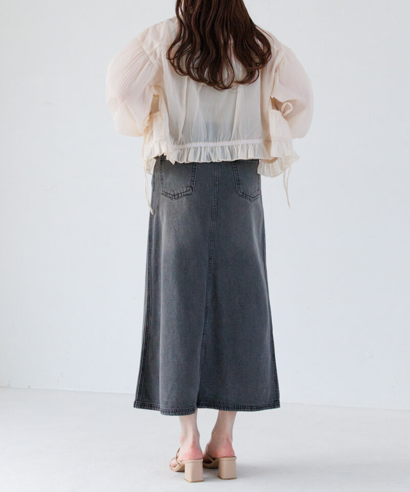 50%OFF】glad denim skirt～ｸﾞﾗｯﾄﾞﾃﾞﾆﾑｽｶｰﾄ | flower／フラワー公式通販