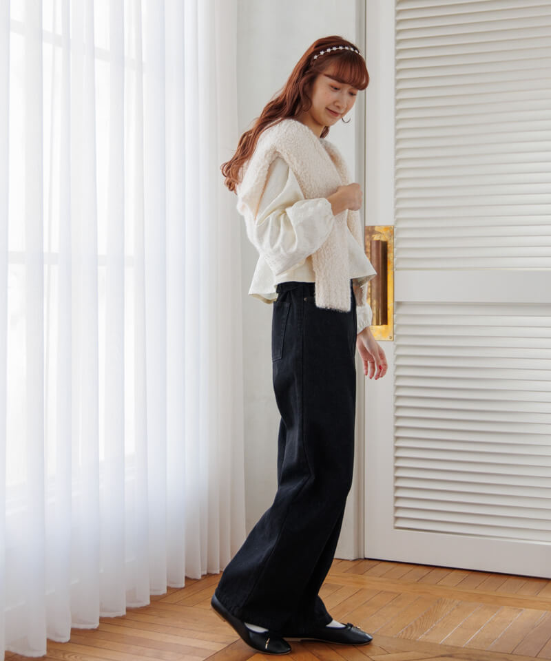 30%OFF】fleur shirring blouse～ﾌﾙｰﾙｼｬｰﾘﾝｸﾞﾌﾞﾗｳｽ | flower