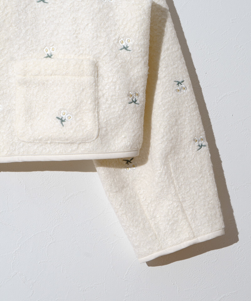 petite flower jacket～ﾌﾟﾁﾌﾗﾜｰｼﾞｬｹｯﾄ | flower／フラワー公式通販