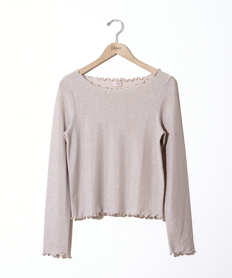shiny mellow L/S～ｼｬｲﾆｰﾒﾛｰﾛﾝｸﾞｽﾘｰﾌﾞ | flower／フラワー公式通販