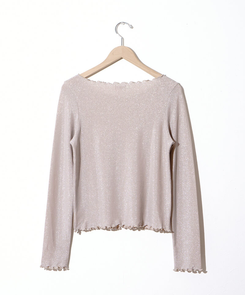 alo 新品！タグ付き！【限定色】リブ モーダル ロングスリーブ AI】AI-002 ロングスリーブ＜名入れ刺繍加工不可＞ [2024年春夏]通販