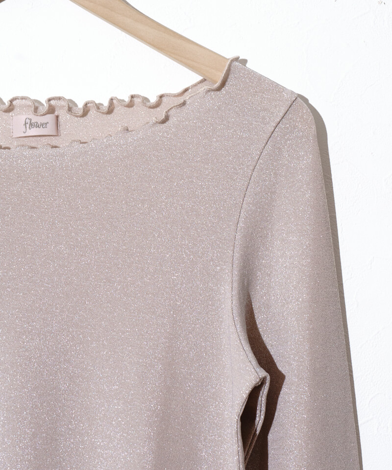 shiny mellow L/S～ｼｬｲﾆｰﾒﾛｰﾛﾝｸﾞｽﾘｰﾌﾞ | flower／フラワー公式通販