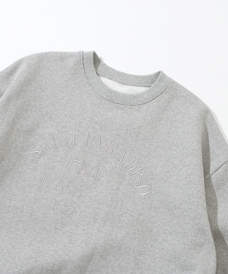 40%OFF】saint embroidery sweat～ｾｲﾝﾄｴﾝﾌﾞﾛｲﾀﾞﾘｰｽｳｪｯﾄ | flower