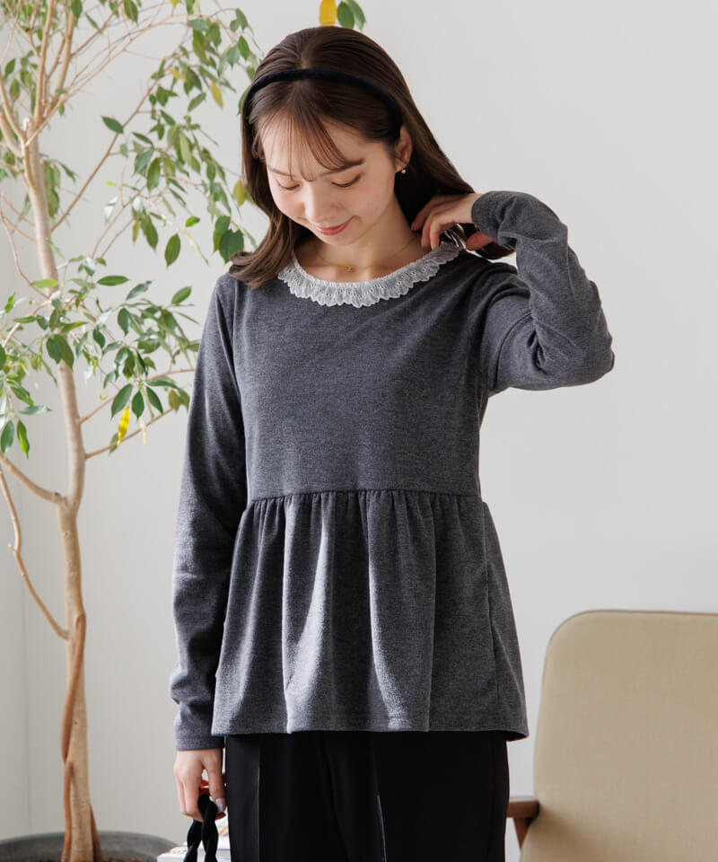 30%OFF】swan lace top～ｽﾜﾝﾚｰｽﾄｯﾌﾟ | flower／フラワー公式通販