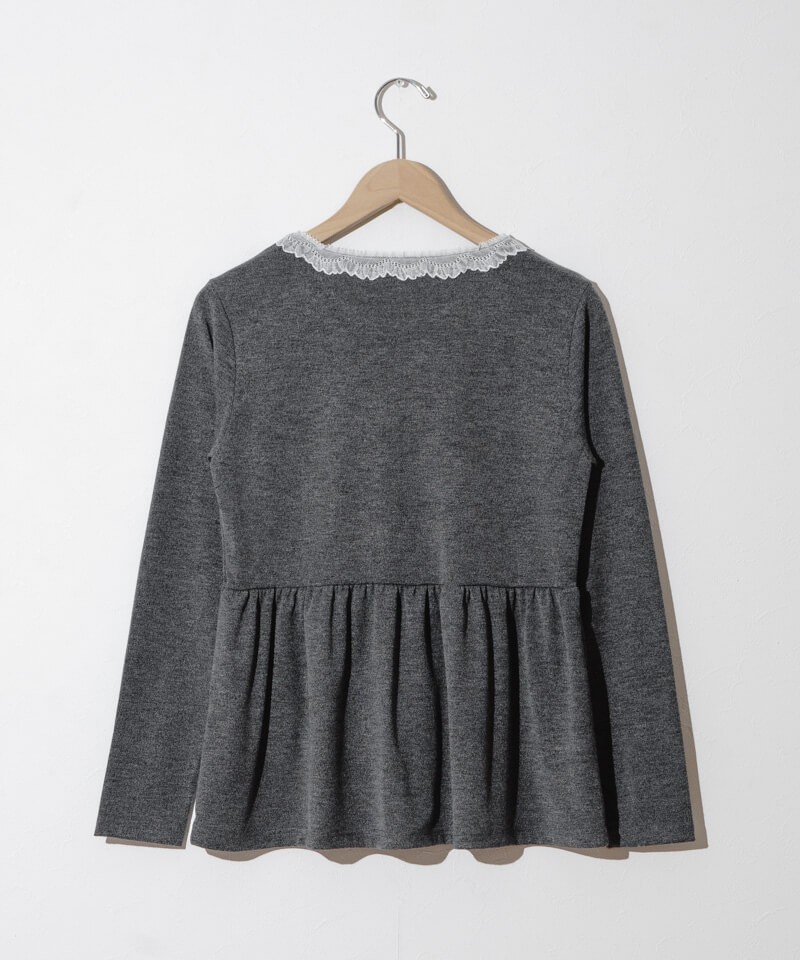【新品】ayakawasaki flower lace tops フラワーレース GIUNON（ジウノン）の「flower lace skirt / フラワーレース