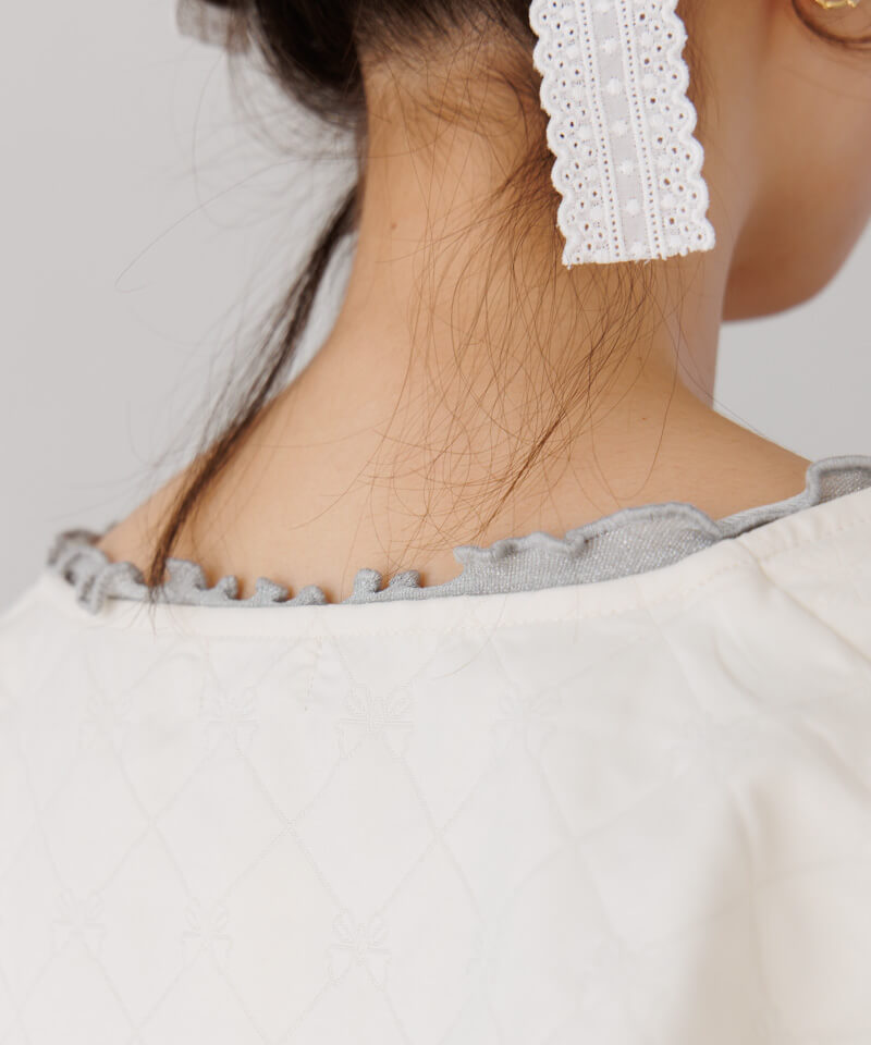 lightly ribbon cardigan～ﾗｲﾄﾘｰﾘﾎﾞﾝｶｰﾃﾞｨｶﾞﾝ | flower