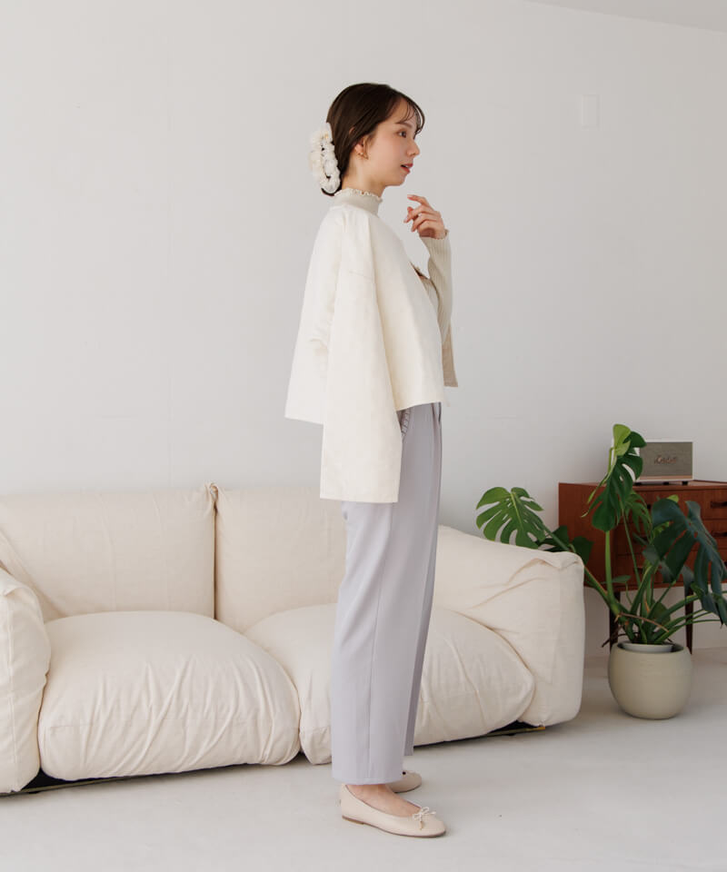 lightly ribbon cardigan～ﾗｲﾄﾘｰﾘﾎﾞﾝｶｰﾃﾞｨｶﾞﾝ | flower