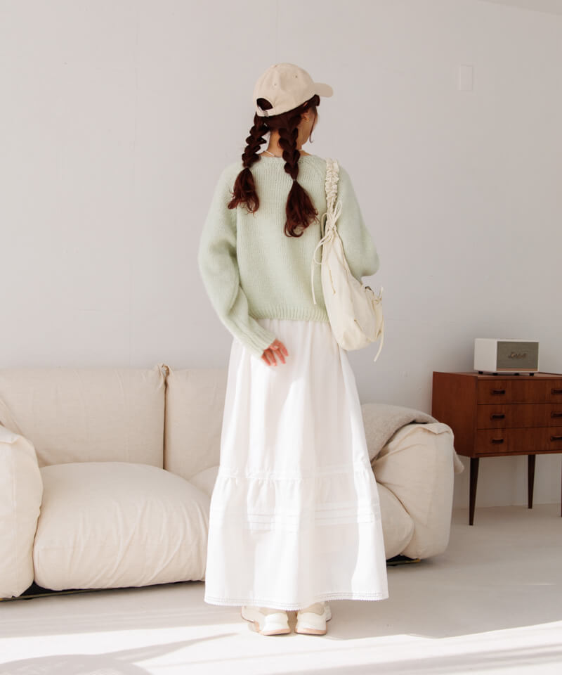 50%OFF】blossom aurora knit2～ﾌﾞﾛｯｻﾑｵｰﾛﾗﾆｯﾄ2 | flower／フラワー