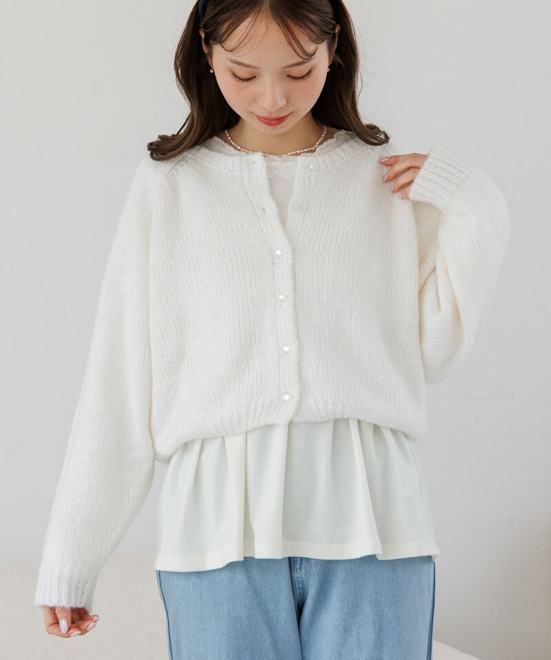 50%OFF】blossom aurora knit2～ﾌﾞﾛｯｻﾑｵｰﾛﾗﾆｯﾄ2 | flower／フラワー