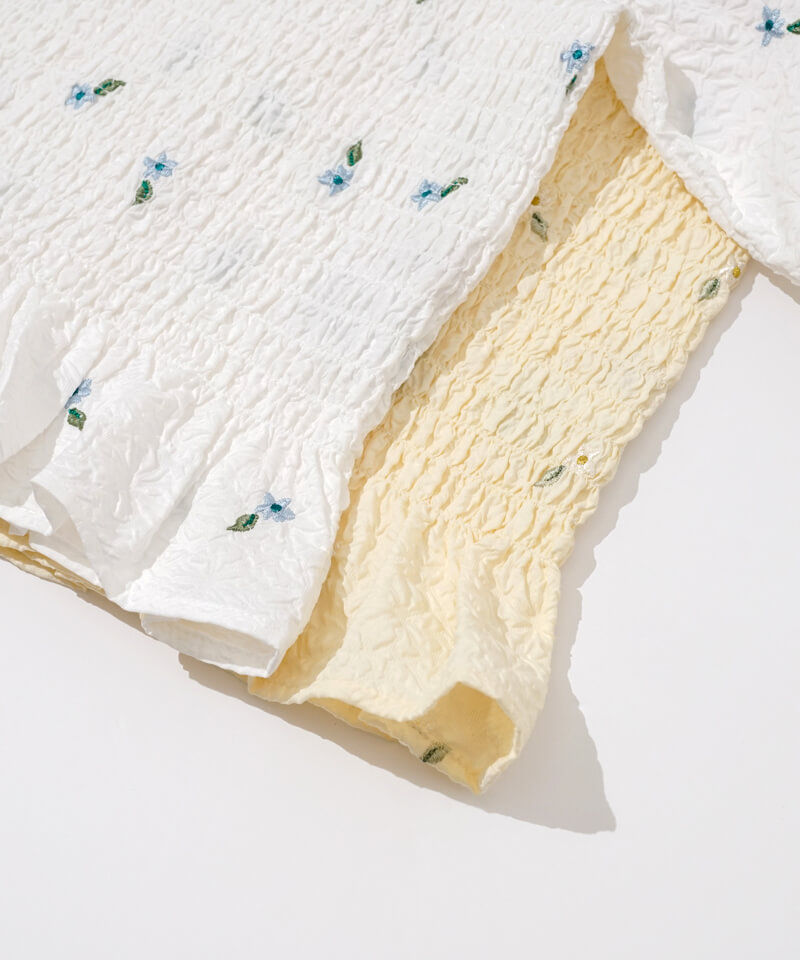 flower embroidery blouse～ﾌﾗﾜｰｴﾝﾌﾞﾛｲﾀﾞﾘｰﾌﾞﾗｳｽ | flower