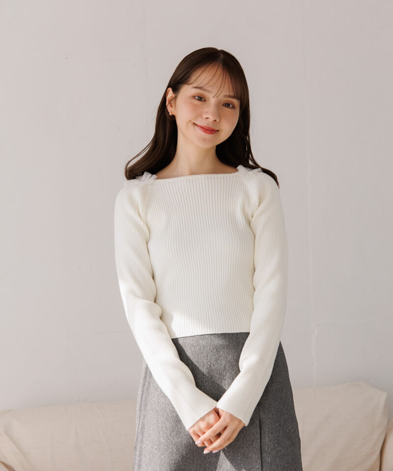 30%OFF】sweet frill knit～ｽｳｨｰﾄﾌﾘﾙﾆｯﾄ | flower／フラワー公式通販