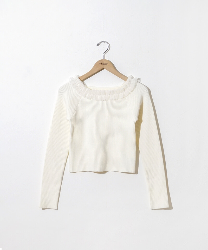 新品 bibiy. FLORENTINA FRILL KNIT フリル ニット 新品 bibiy. FLORENTINA FRILL KNIT フリル ニット