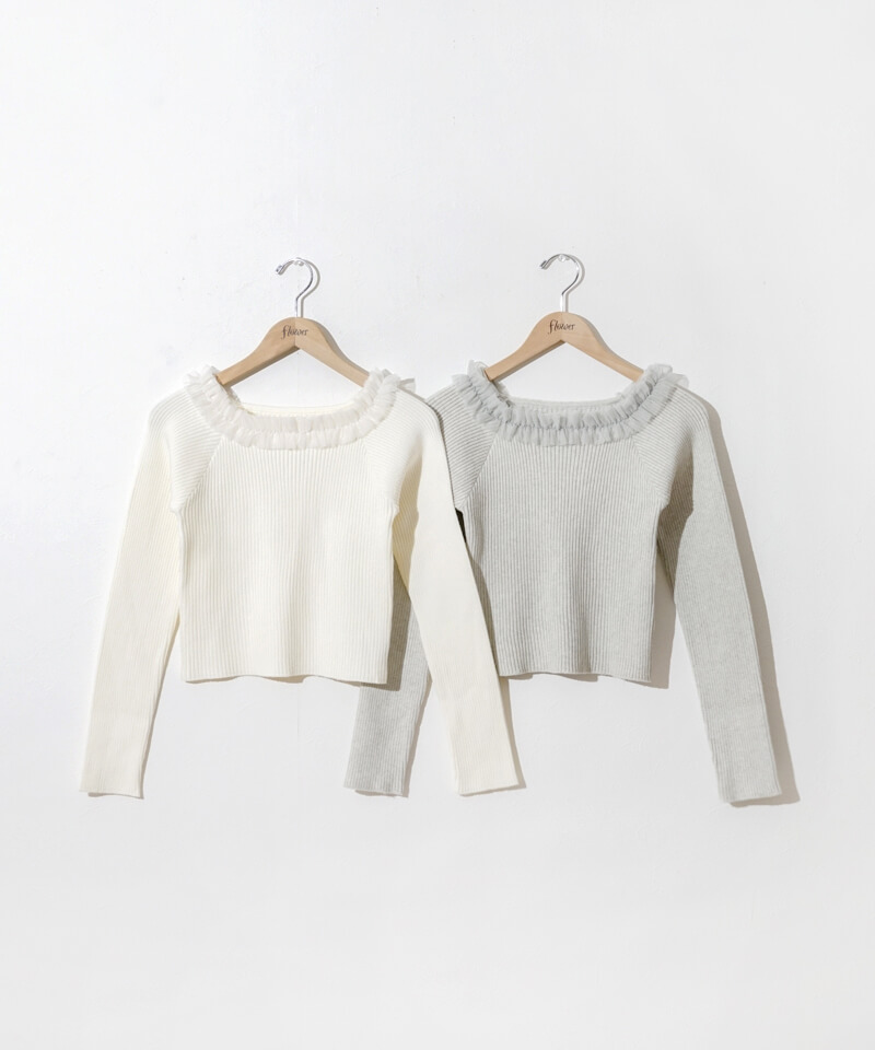 30%OFF】sweet frill knit～ｽｳｨｰﾄﾌﾘﾙﾆｯﾄ | flower／フラワー公式通販