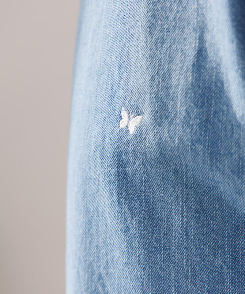 garden embroidery pants～ｶﾞｰﾃﾞﾝｴﾝﾌﾞﾛｲﾀﾞﾘｰﾊﾟﾝﾂ | flower