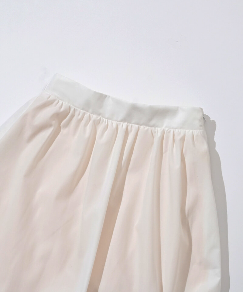 Flower コットンスカート 20%OFF】cotton tuck skirt～ｺｯﾄﾝﾀｯｸｽｶｰﾄ | flower／フラワー