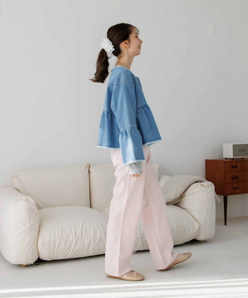 【送料無料】 denim flare jacket～ﾃﾞﾆﾑﾌﾚｱｼﾞｬｹｯﾄ | flower／フラワー公式通販 ジャケット・アウター
