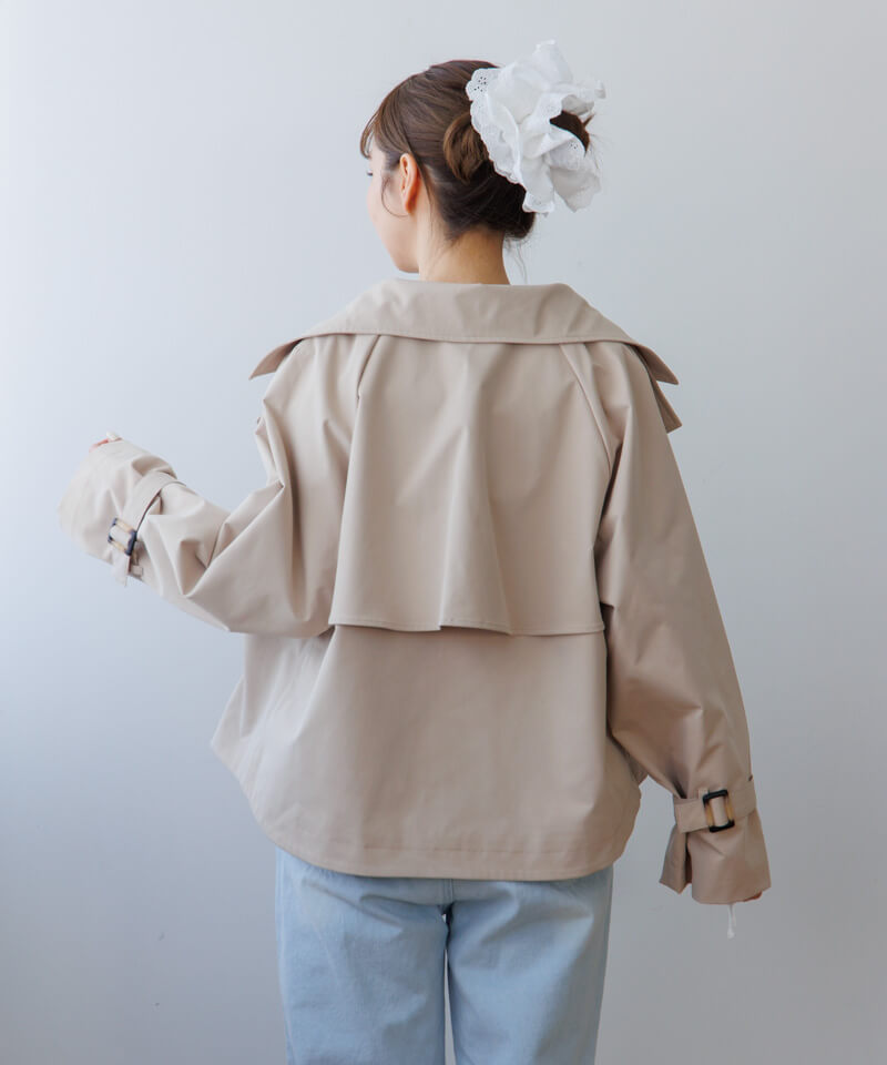 basic short trench～ﾍﾞｰｼｯｸｼｮｰﾄﾄﾚﾝﾁ | flower／フラワー公式通販