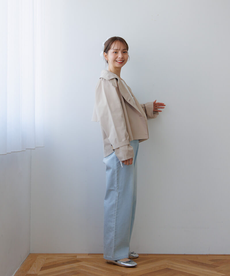 basic short trench～ﾍﾞｰｼｯｸｼｮｰﾄﾄﾚﾝﾁ | flower／フラワー公式通販
