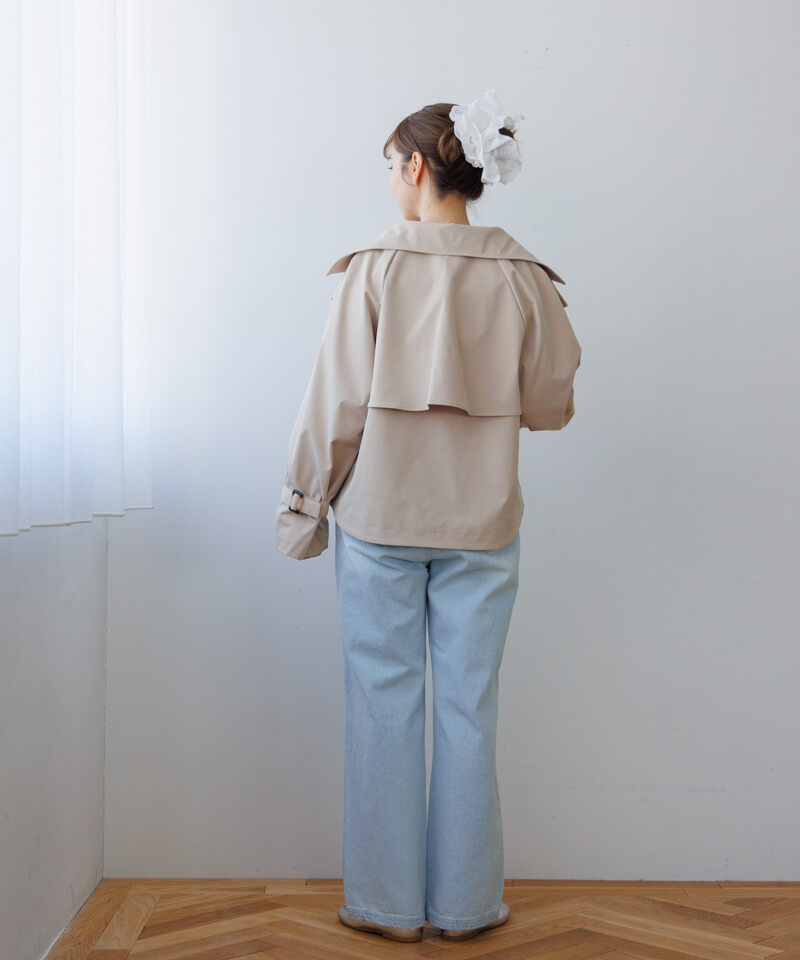 basic short trench～ﾍﾞｰｼｯｸｼｮｰﾄﾄﾚﾝﾁ | flower／フラワー公式通販