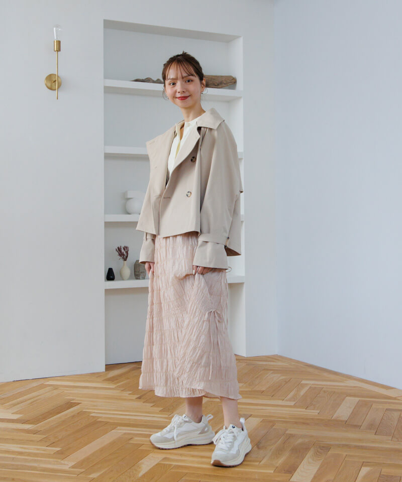 basic short trench～ﾍﾞｰｼｯｸｼｮｰﾄﾄﾚﾝﾁ | flower／フラワー公式通販