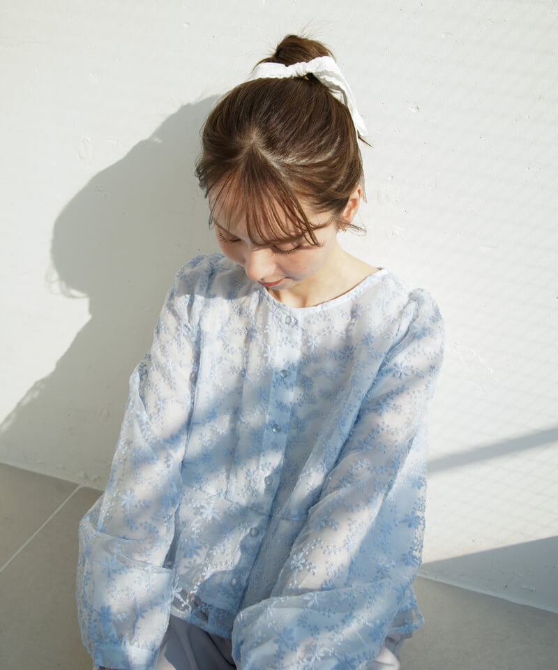 50%OFF】clarity flower blouse～ｸﾗﾘﾃｨﾌﾗﾜｰﾌﾞﾗｳｽ | flower／フラワー 