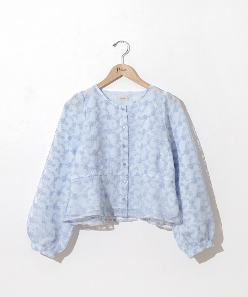 50%OFF】clarity flower blouse～ｸﾗﾘﾃｨﾌﾗﾜｰﾌﾞﾗｳｽ | flower／フラワー