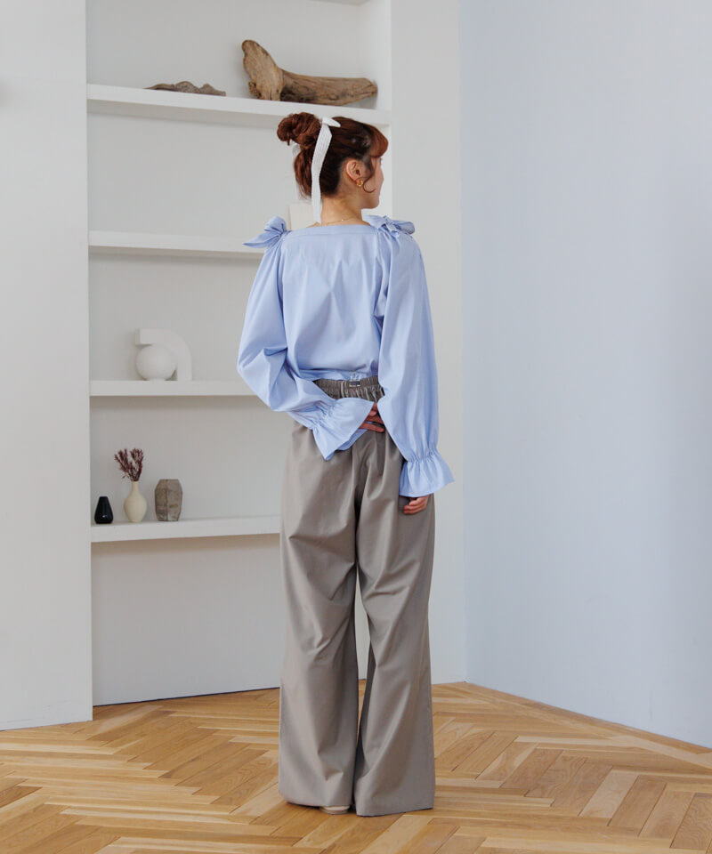 50%OFF】step ribbon blouse～ｽﾃｯﾌﾟﾘﾎﾞﾝﾌﾞﾗｳｽ | flower／フラワー公式通販