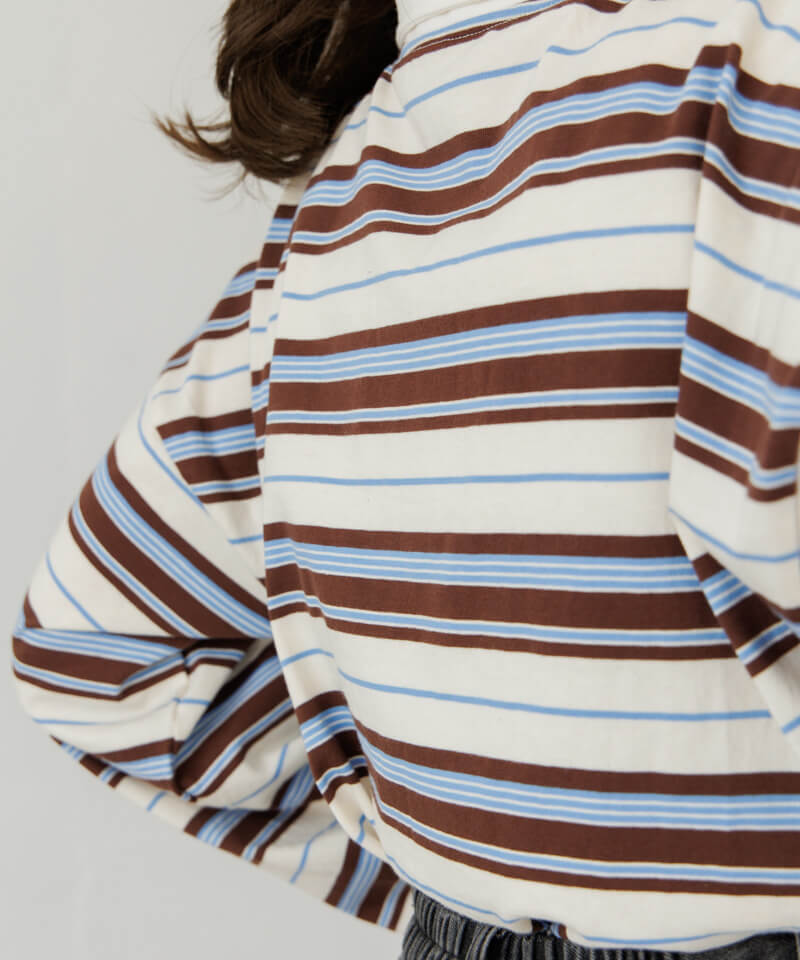 BORDERS パフスリーブ ストライプ Tシャツ 36 楽天市場】パフスリーブ ボーダーの通販