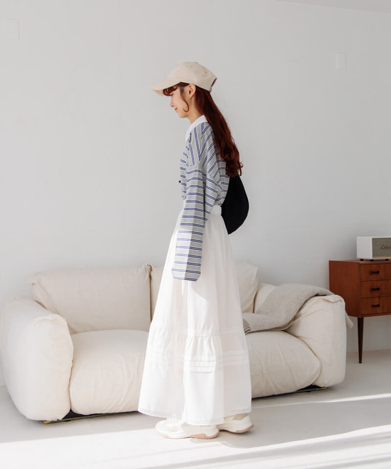 blby color border tops（カラーボーダートップス） ARTIST BORDER T-SHIRT アーティストボーダーTシャツ/PORTER CLASSIC