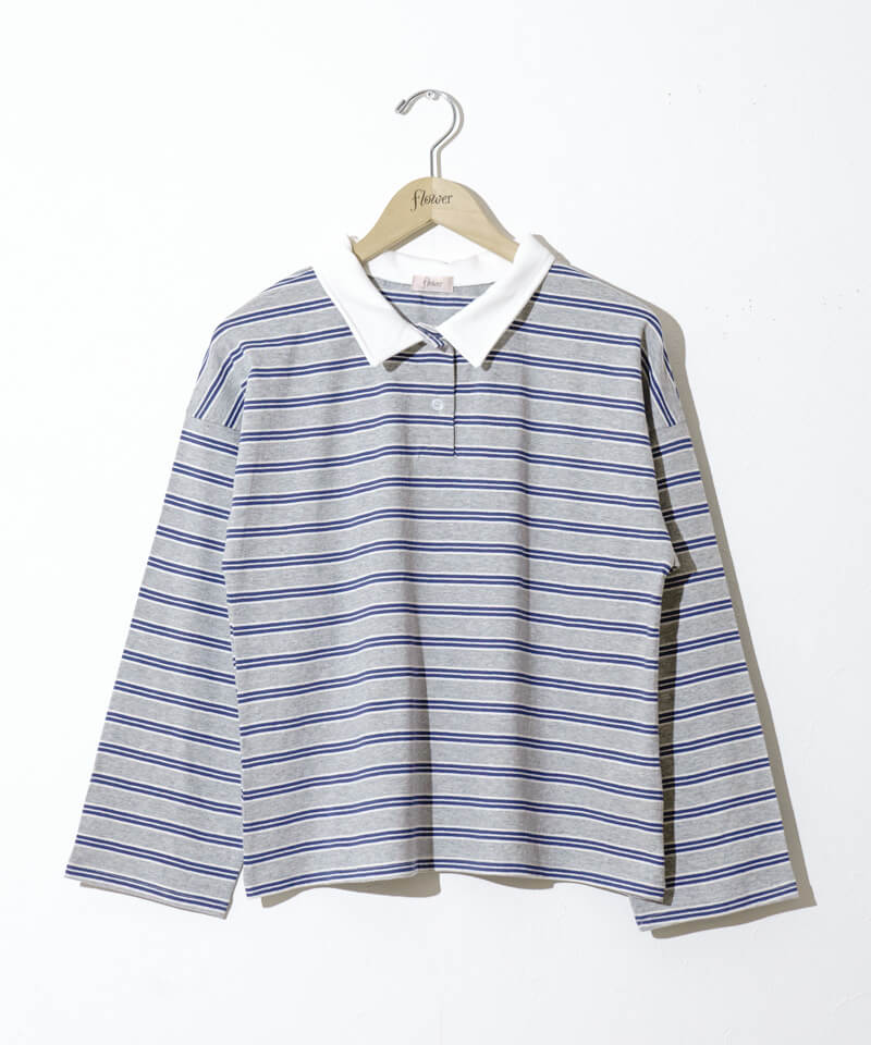 20%OFF】his border top～ﾋｽﾞﾎﾞｰﾀﾞｰﾄｯﾌﾟ | flower／フラワー公式通販
