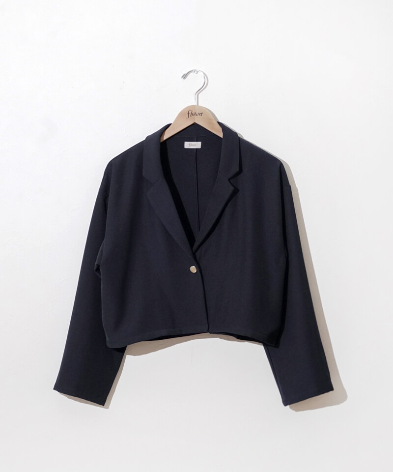 コンパクト ジャケット レディース Compact Jacket ネイビー 40%OFF】chic compact jacket～ｼｯｸｺﾝﾊﾟｸﾄｼﾞｬｹｯﾄ | flower／フラワー