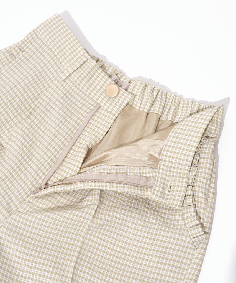 Flowerページです。 40%OFF】step gingham pants～ｽﾃｯﾌﾟｷﾞﾝｶﾞﾑﾊﾟﾝﾂ | flower