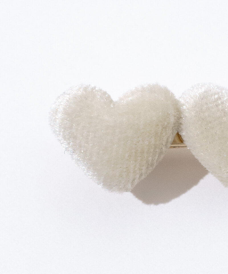 velour heart pin～ﾍﾞﾛｱﾊｰﾄﾋﾟﾝ | flower／フラワー公式通販