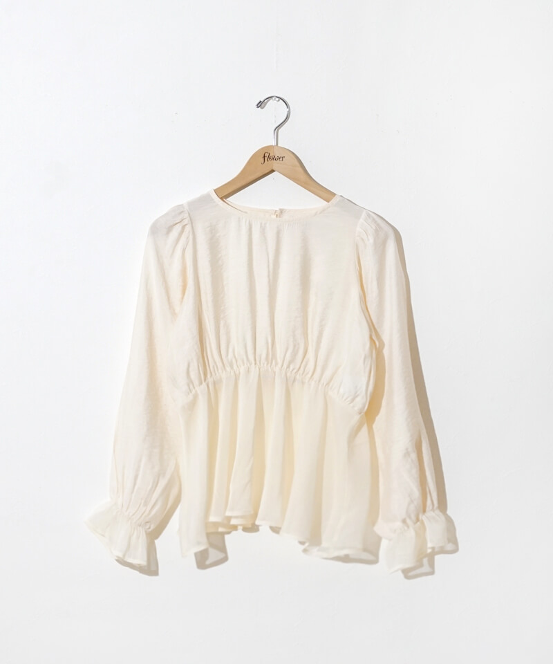 【新品タグ付き】キャンディブラウスGrosgrain candy Blouse AMBIDEX Store ○CANDY blouse(F シロ): l'atelier du savon
