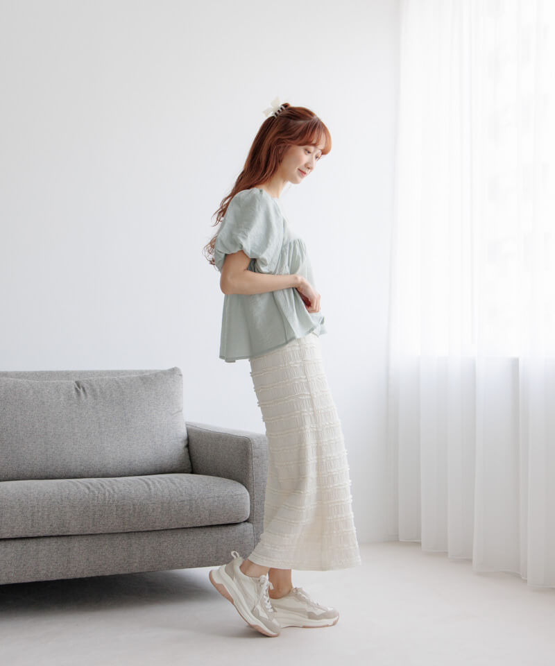 20%OFF】tiny frill skirt2～ﾀｲﾆｰﾌﾘﾙｽｶｰﾄ2 | flower／フラワー