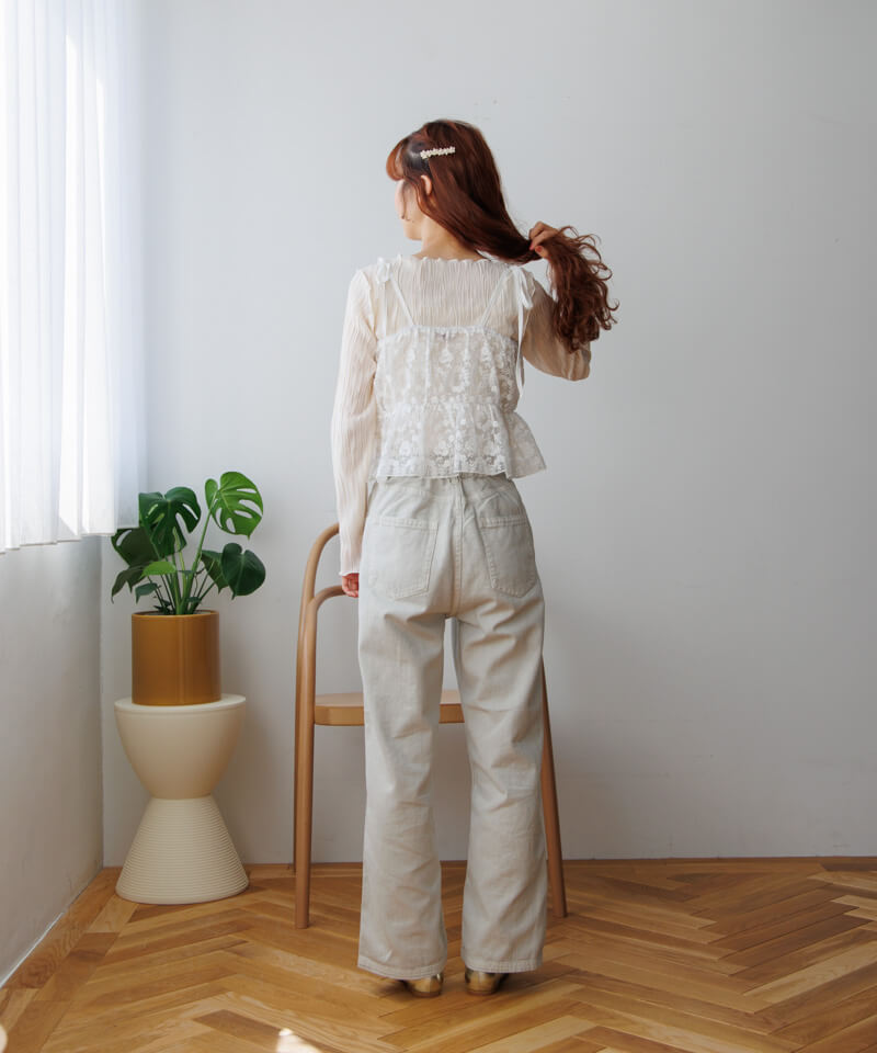 40%OFF】clearly bloom bustier～ｸﾘｱﾘｰﾌﾞﾙｰﾑﾋﾞｽﾁｪ | flower／フラワー