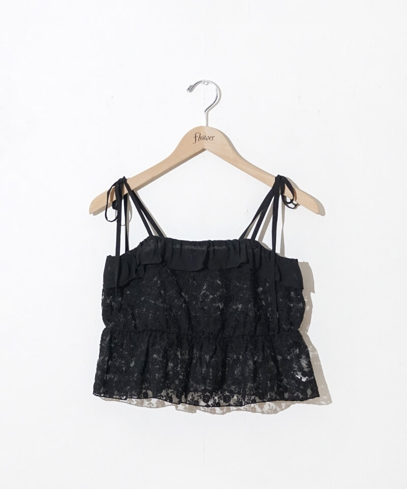40%OFF】clearly bloom bustier～ｸﾘｱﾘｰﾌﾞﾙｰﾑﾋﾞｽﾁｪ | flower／フラワー