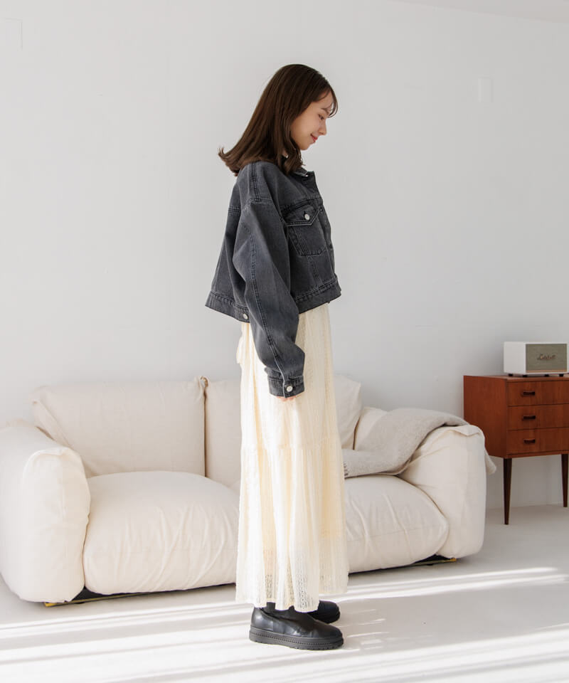 20%OFF】short denim jacket～ｼｮｰﾄﾃﾞﾆﾑｼﾞｬｹｯﾄ | flower／フラワー公式通販