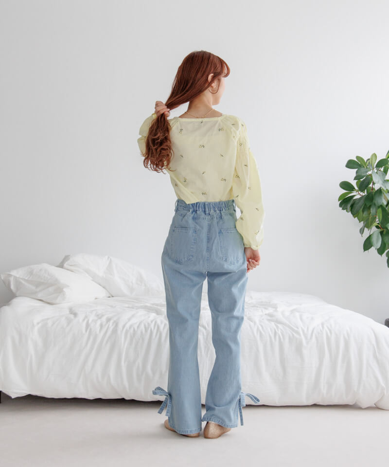 flower - flower シャイニーブルームブラウス flower（フラワー）の「シャイニーブルームブラウス（シャツ